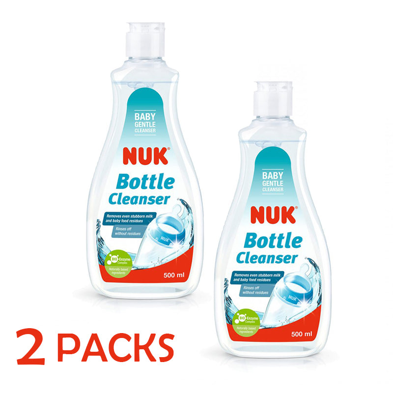 2 x NUK Bottle Cleanser 500ml