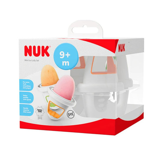 NUK Mini Ice Lolly Moulds White 4Pk