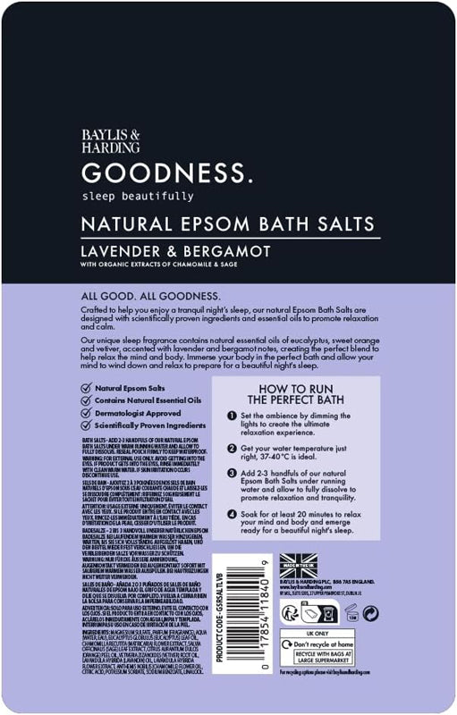 Baylis & Harding Goodness Lavender Sleep Bath Salts 1Kg at Baby City's Shop