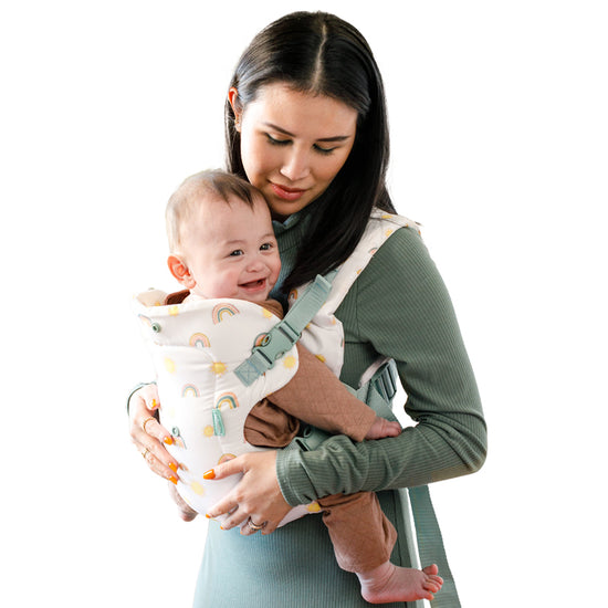 Infantino Flip Advanced 4-in-1 Convertible Baby Carrier Rainbow Print at Vendor Baby City