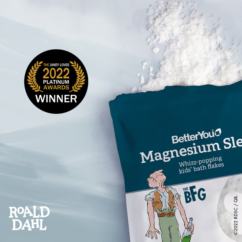 BetterYou Roald Dahl Magnesium Sleep Kids Bath Flakes l For Sale at Baby City