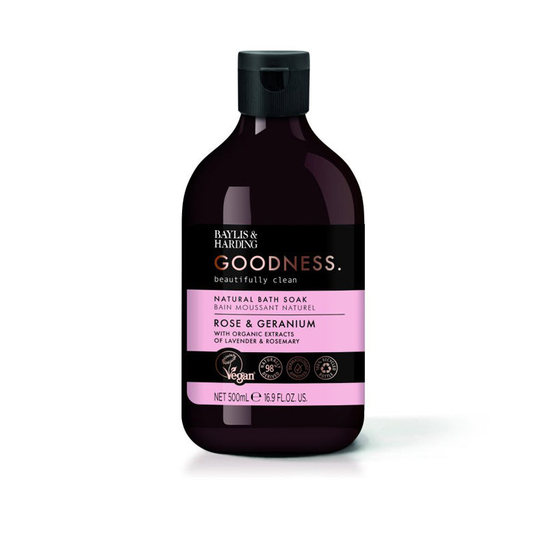 Baylis & Harding Goodness Rose Bath Soak 500ml at Baby City