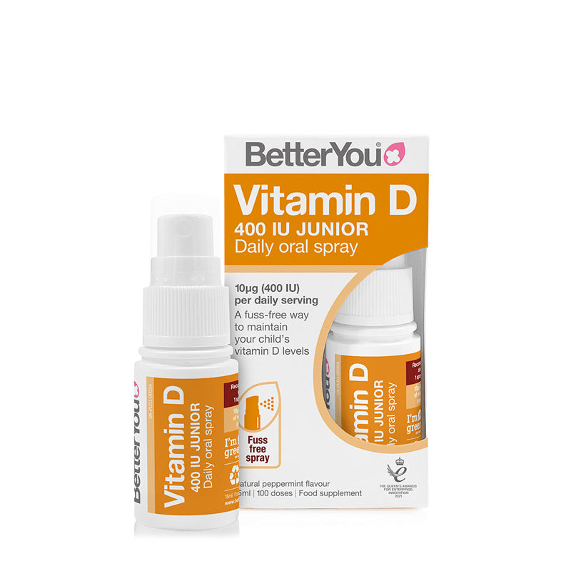 BetterYou Junior Vitamin D 400 IU Oral Spray at Baby City