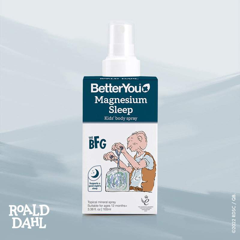 BetterYou Roald Dahl Magnesium Sleep Kids Body Spray at Baby City