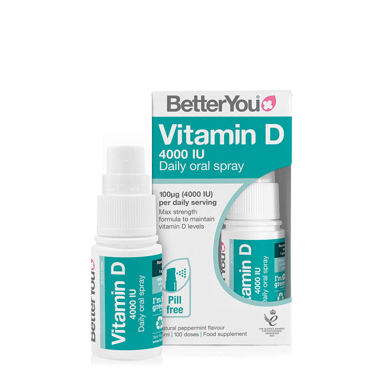 BetterYou Vitamin D 4000 IU Oral Spray at Baby City