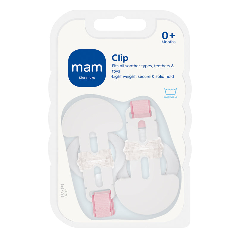 MAM Style Clip Pink 2Pk