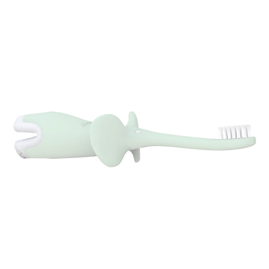 Dr Brown's Infant-to-Toddler Toothbrush Mint Elephant l To Buy at Baby City