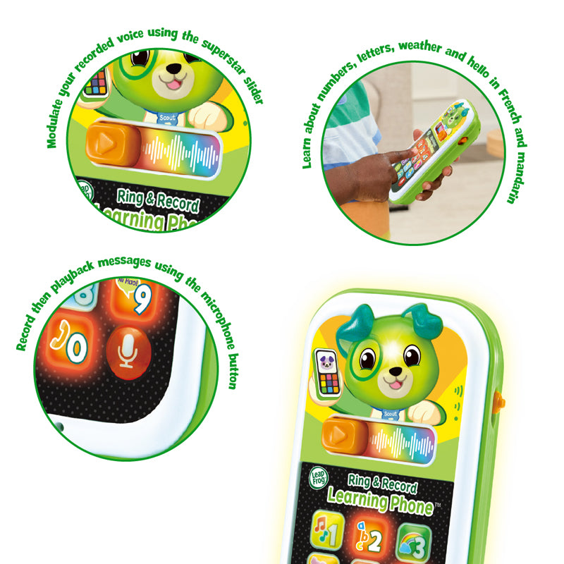 Leap Frog Scout's Ring & Record Learning Phone l To Buy at Baby City