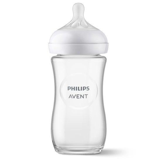 Philips Avent Natural Response 3.0 Glass Bottle 240ml l To Buy at Baby City