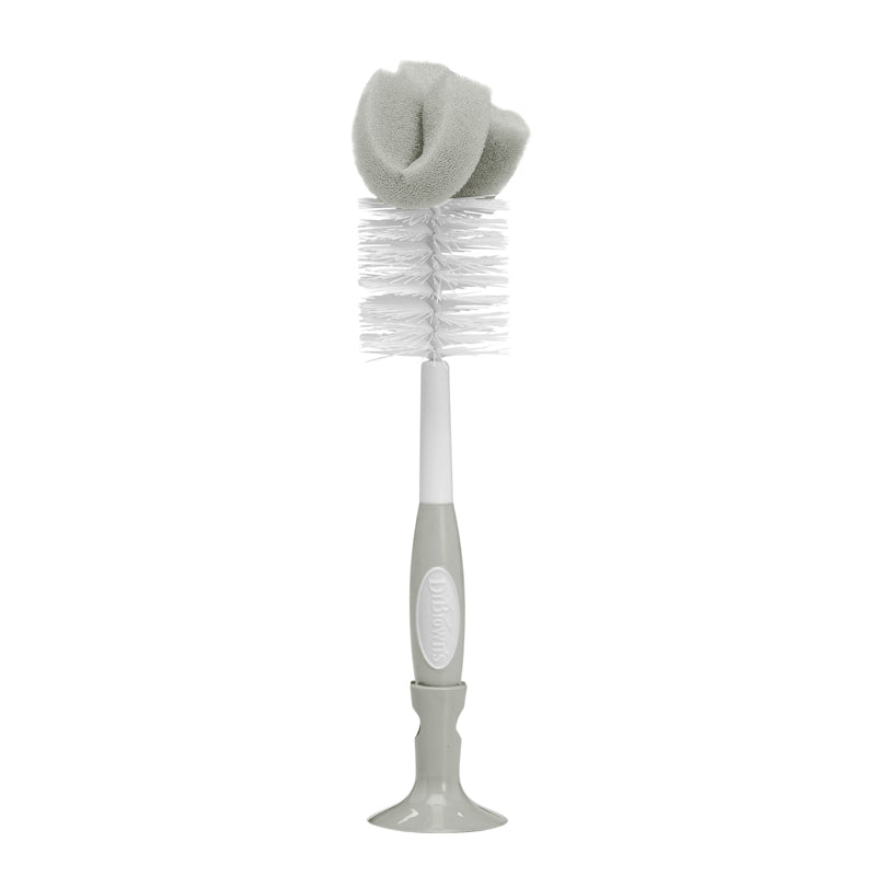 Dr. Brown's Options Bottle & Teat Brush Grey at Baby City