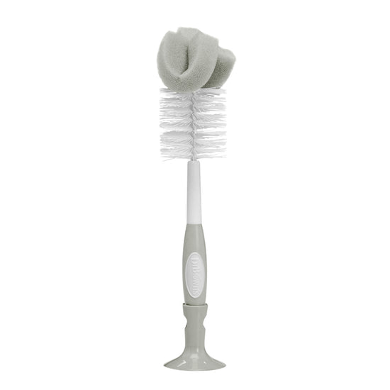 Dr. Brown's Options Bottle & Teat Brush Grey at Baby City