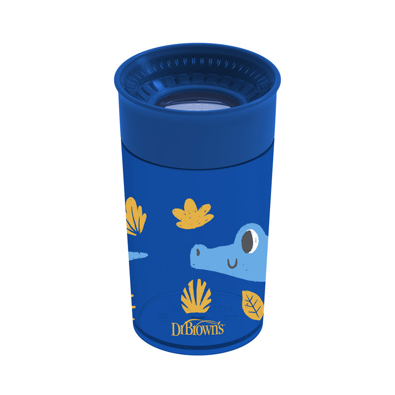 Dr Brown's Smooth Wall Cheers 360™  Cup Navy 300ml at Baby City