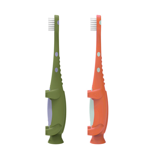 Dr. Brown's Toddler Toothbrush Dinosaur 2Pk at Baby City