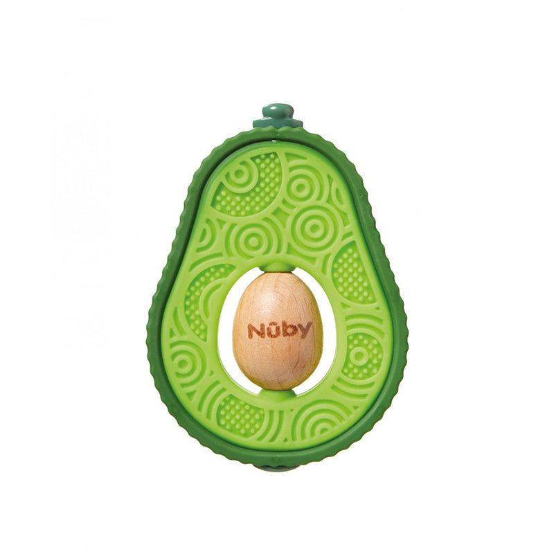 Nuby Avocado Silicone Teether at Baby City