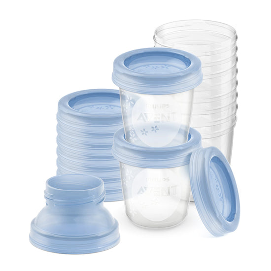 Philips Avent Breast Milk Storage Containers 180ml 10Pk at Baby City