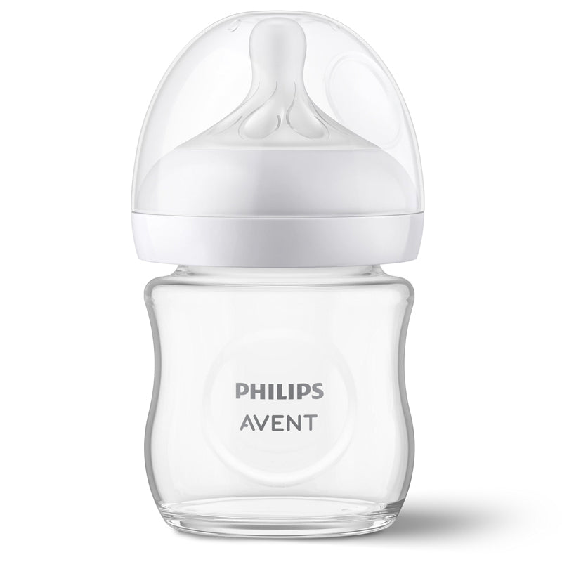 Philips Avent Natural Response 3.0 Glass Bottle 125ml at Baby City