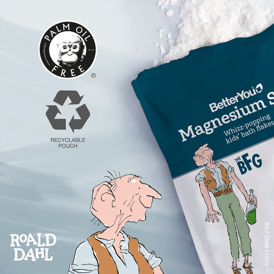 BetterYou Roald Dahl Magnesium Sleep Kids Bath Flakes l Baby City UK Retailer