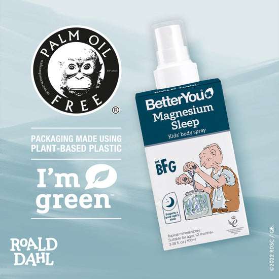 BetterYou Roald Dahl Magnesium Sleep Kids Body Spray l Baby City UK Retailer