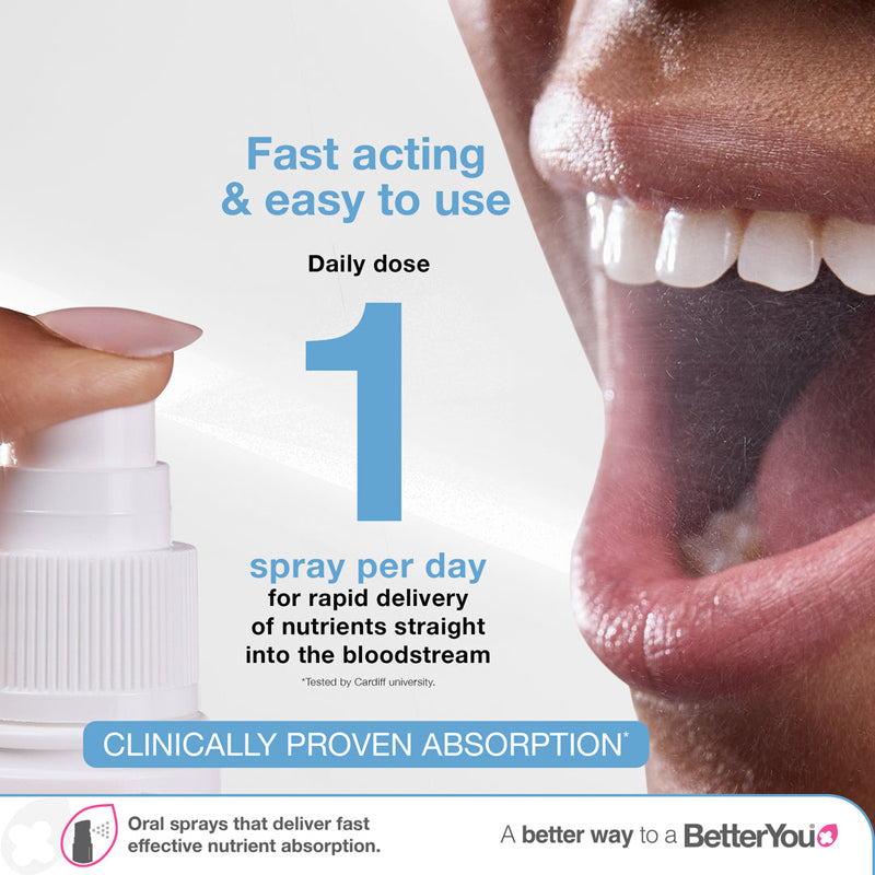 BetterYou Vitamin D 1000 IU Oral Spray l Baby City UK Stockist