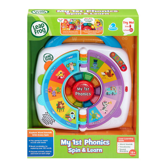 Leap Frog My 1st Phonics: Spin & Learn l Baby City UK Stockist