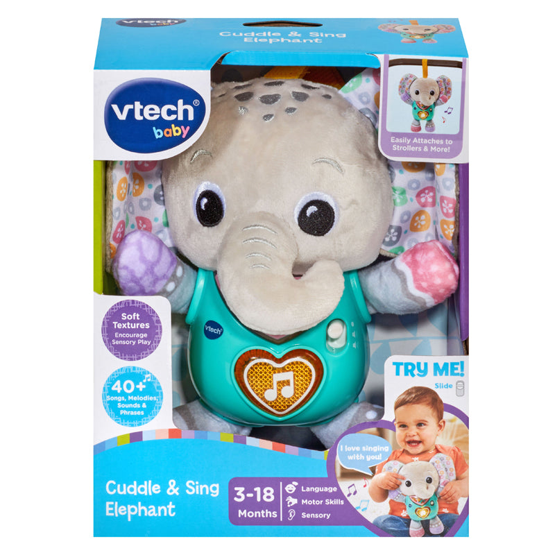 VTech Cuddle & Sing Elephant l Baby City UK Stockist