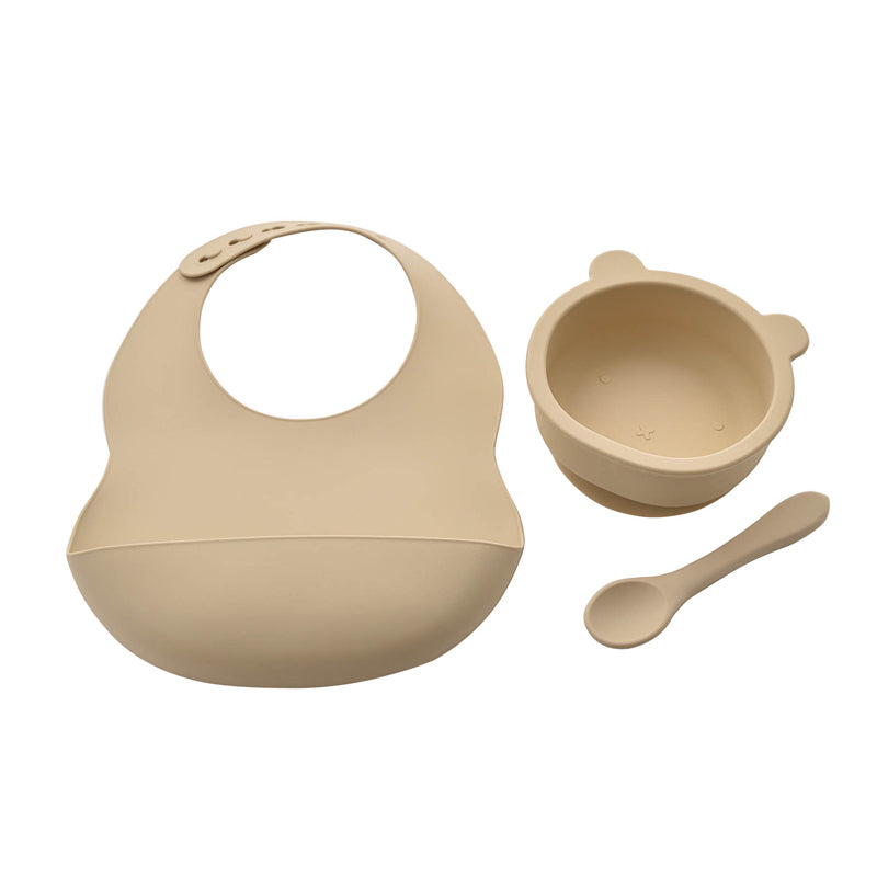 Moonkie Silicone Feeding Spoons (Neutral Natural)
