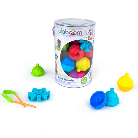 Lalaboom Educational Beads And Accessories 24Pk l Baby City UK