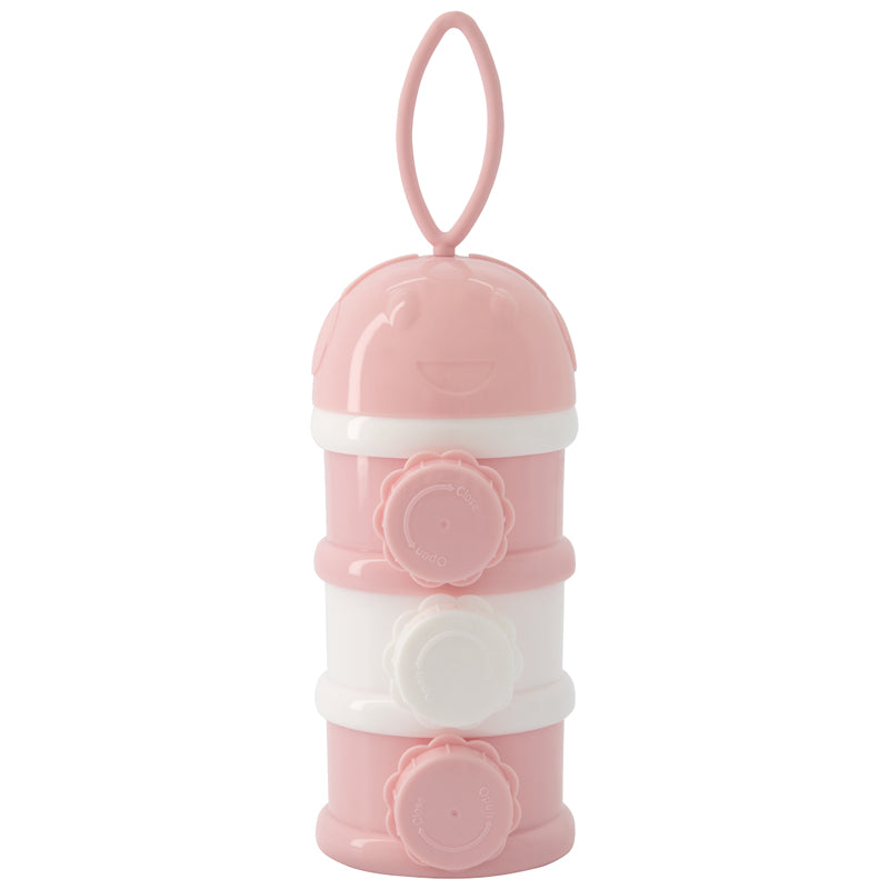 Kikka Boo Milk Formula Triple Stacking Portable Dispenser Pink l Baby ...